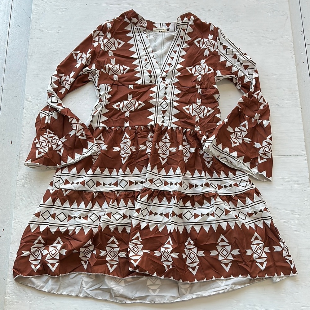 Sunday Up Aztec Dress